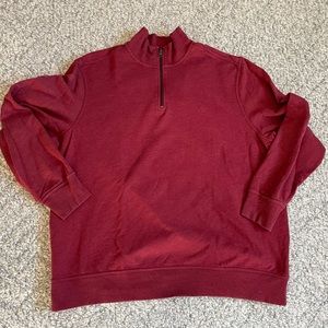 Mens Dockers XL 1/4 zip sweater